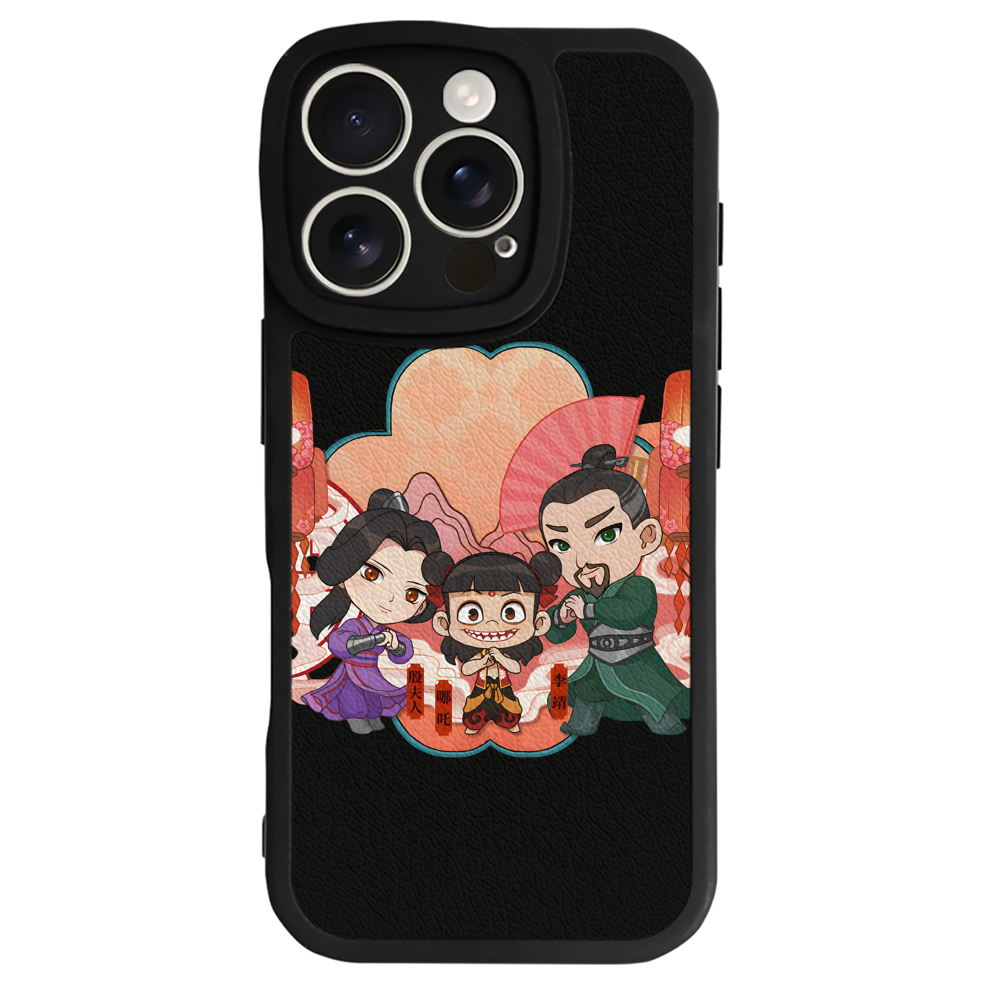 （画像用） Ne Zha 2 ナタ 魔童の大暴れ 【iPhone 16シリーズ対応】シリコンスマホケース（レザー調） 材質：シリコン